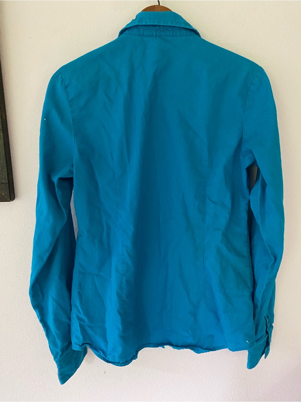 Cruel Girl Turquoise Western Logo Button-Up Shirt View 2